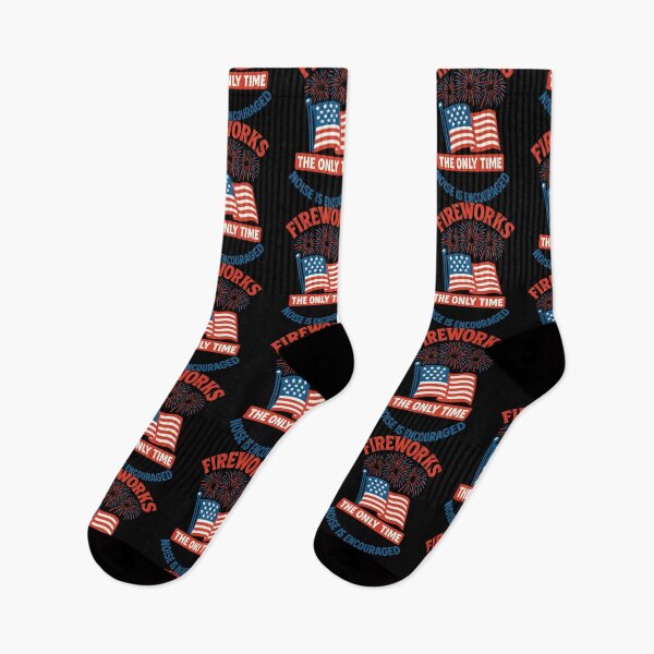 Item preview, 4th Of July Fireworks Noise Encouraged designed and sold by LuminOrb.