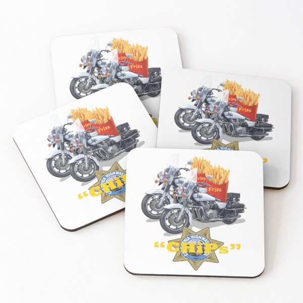 Item preview, Chips TV show parody by Ian Baker designed and sold by IanBakerToons.