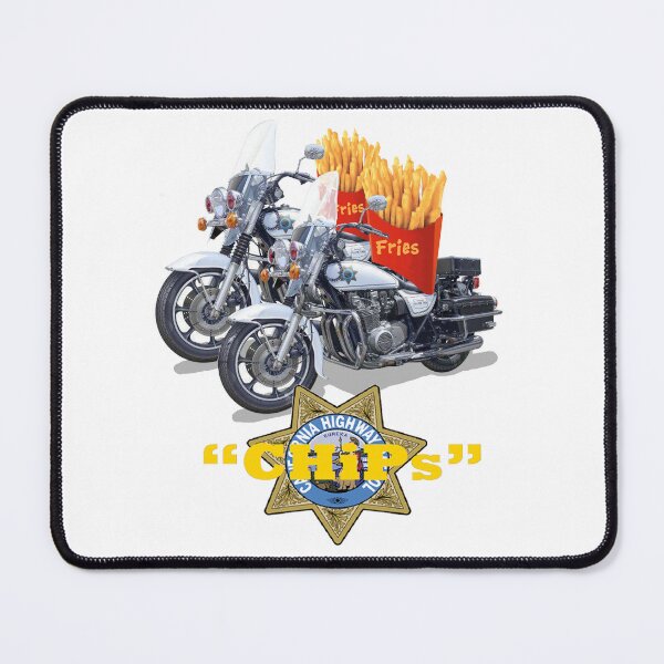 Item preview, Chips TV show parody by Ian Baker designed and sold by IanBakerToons.