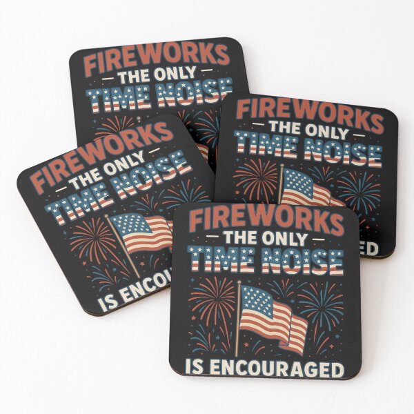 Item preview, 4th Of July Fireworks Only Time Noise Encouraged designed and sold by LuminOrb.