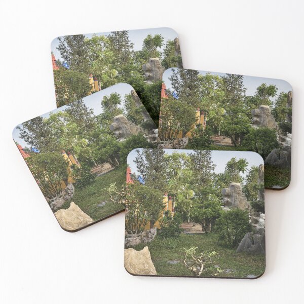 Item preview, Peaceful garden of the Van Duc Pagoda designed and sold by franck380.