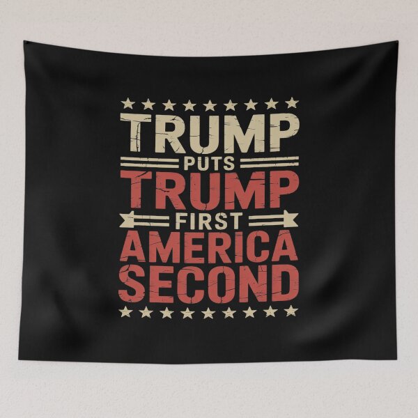 Item preview, Trump First America Second Political Election designed and sold by splindoershop.