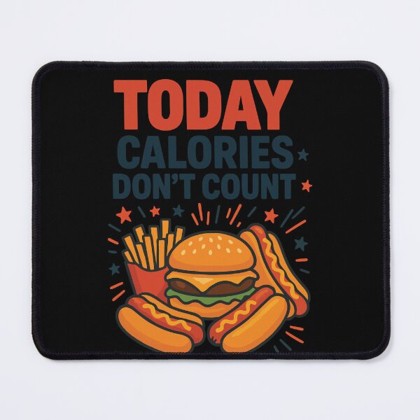 Item preview, Today Calories Don't Count 4th of July Fun designed and sold by LuminOrb.