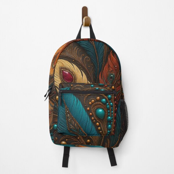 Item preview, Jewel Feathers designed and sold by Kaleidoscope Print.