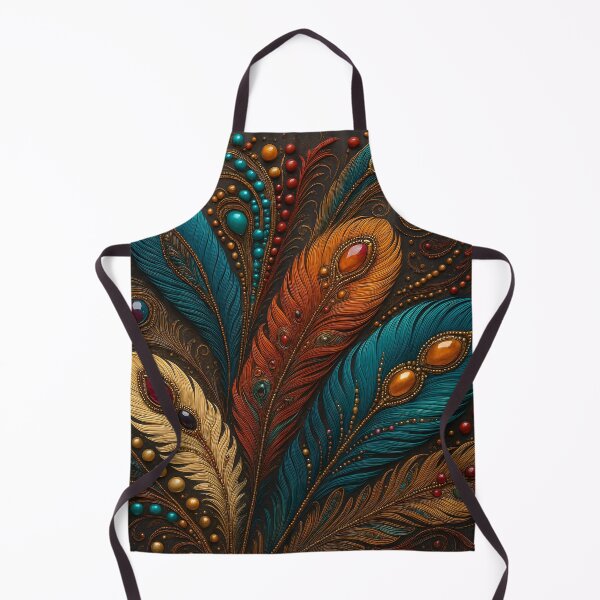Item preview, Jewel Feathers designed and sold by Kaleidoscope Print.