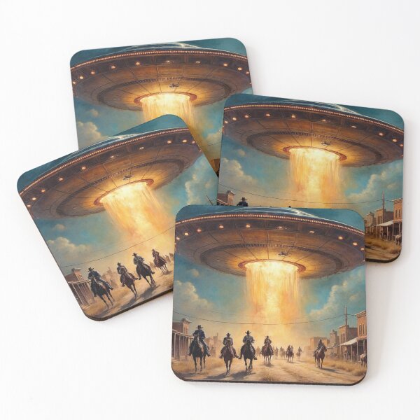 Item preview, Aliens Landing in the Wild West designed and sold by M-Y-A-R-T-.
