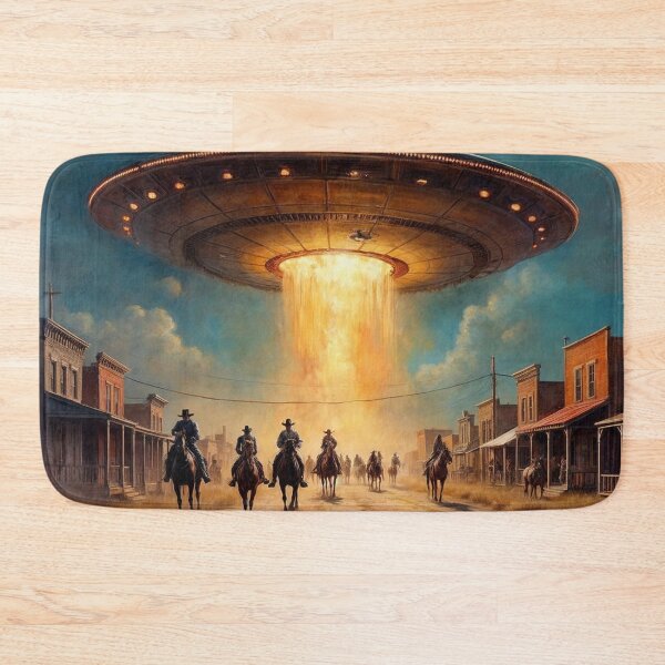 Item preview, Aliens Landing in the Wild West designed and sold by M-Y-A-R-T-.