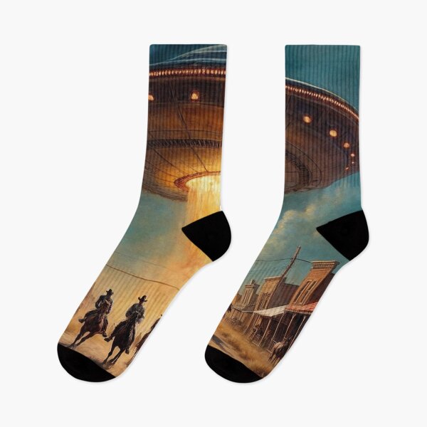 Item preview, Aliens Landing in the Wild West designed and sold by M-Y-A-R-T-.