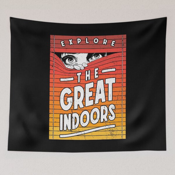 Item preview, Explore The Great Indoors Shy Indoorsy Introvert Girl designed and sold by GrandeDuc.