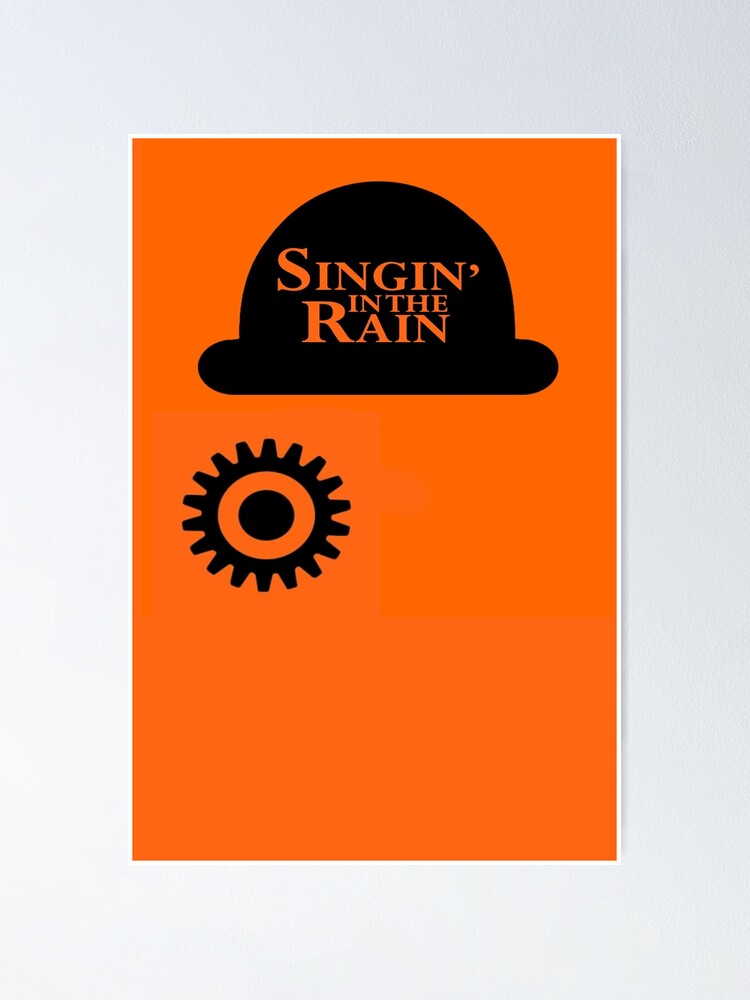 A Clockwork Orange Poster By Zickang Redbubble