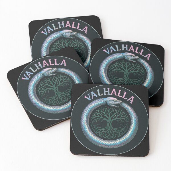 Item preview, Ouroboros Snake Valhalla Norse Monochromatic designed and sold by TomFrontierArt.