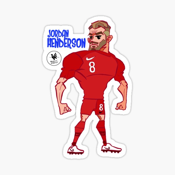 "Jordan Henderson" Sticker for Sale by TheKopArtStudio Redbubble