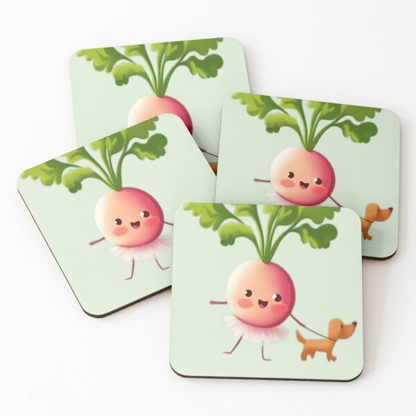 Item preview, Whimsical Radish Takes a Dog Walk designed and sold by Danivique.