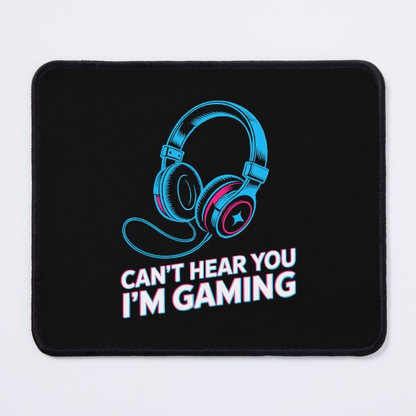 Item preview, Can't Hear You Funny Gamer Headset Neon Gaming Video Games designed and sold by w1ckerman.
