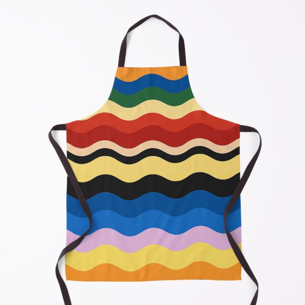 Item preview, Pastel Wavy Line Aesthetic – Soft Minimal Retro Vibes Pattern designed and sold by weirdfishes123.