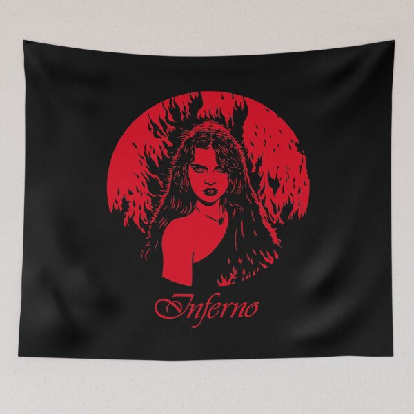 Item preview, INFERNO Horror de los 80 Dario Argento rojo designed and sold by LapinMagnetik.