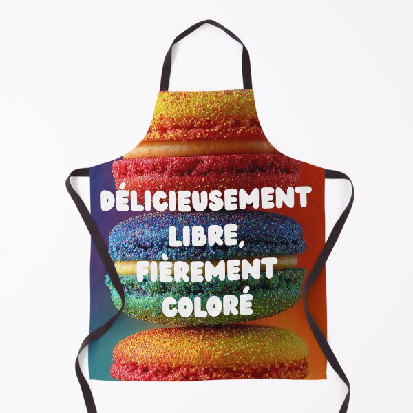 Item preview, LGBT Rainbow Macarons - Activist Treat "Deliciously Free, Proudly Colorful" designed and sold by EM-AIART.