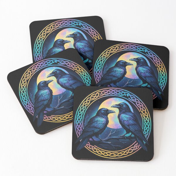 Item preview, Huginn And Muninn Ravens Norse designed and sold by TomFrontierArt.