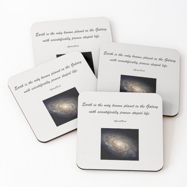 Item preview, Stupid Life – Satirical Quote on Human Nature and Society designed and sold by AforistSoul.