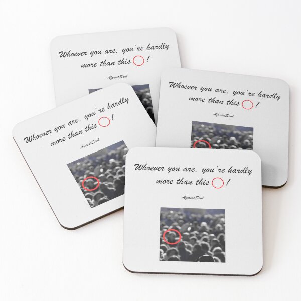 Item preview, Hardly More Than This ‘O’ – Existential Crowd Quote Design designed and sold by AforistSoul.