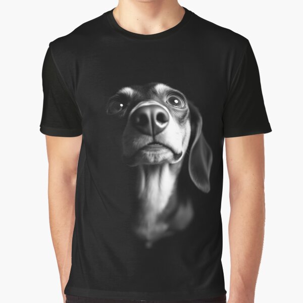 Dachshund looking up and beyond Graphic T-Shirt