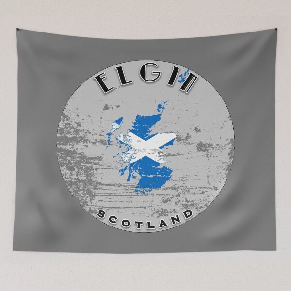 Item preview, Elgin Scotland Flag Worn  designed and sold by World Designs.
