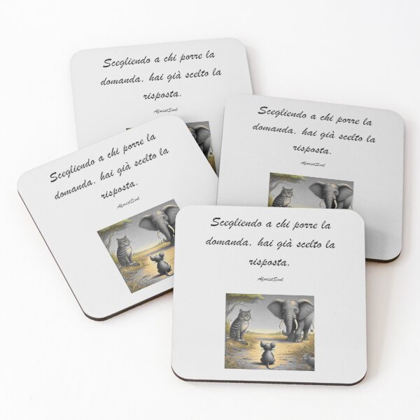 Item preview, Scegliendo a chi porre la domanda, hai già scelto la risposta - Maglietta e oggetti filosofici - Scritta nera designed and sold by AforistSoul.