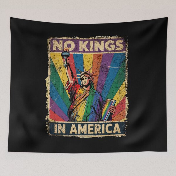 Item preview, No Kings in America LGBt pride  designed and sold by PrettyInk.