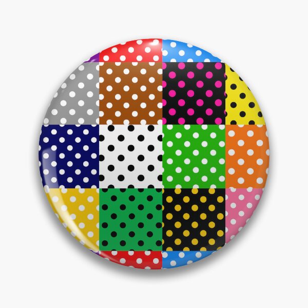 Item preview, Colorful Patchwork Polka Dots Pattern Design  designed and sold by PatternTitan.