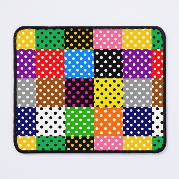 Item preview, Colorful Patchwork Polka Dots Pattern Design designed and sold by PatternTitan.