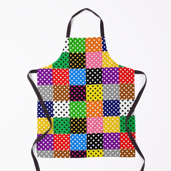 Item preview, Colorful Patchwork Polka Dots Pattern Design designed and sold by PatternTitan.