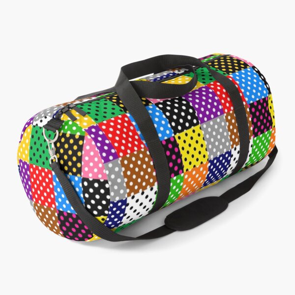Item preview, Colorful Patchwork Polka Dots Pattern Design  designed and sold by PatternTitan.