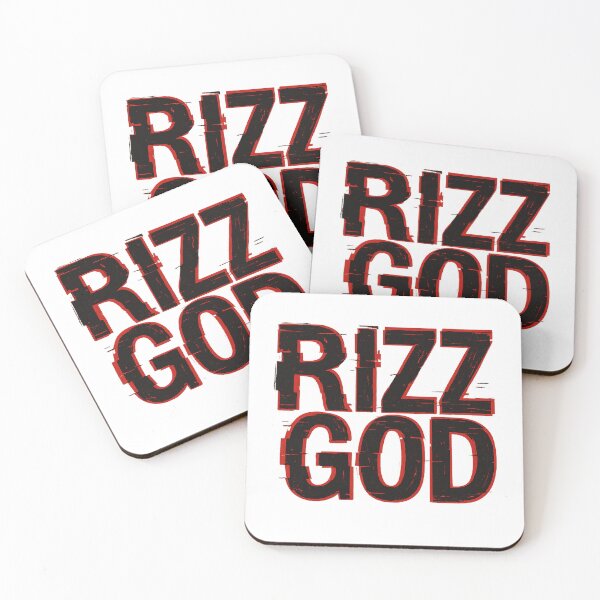 Item preview, Rizz God – Grunge Meme Sticker designed and sold by CaffeinatedCreatures.
