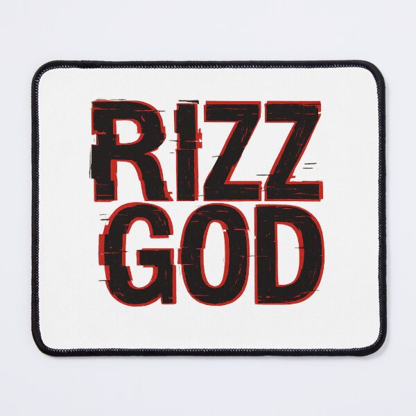 Item preview, Rizz God – Grunge Meme Sticker designed and sold by CaffeinatedCreatures.