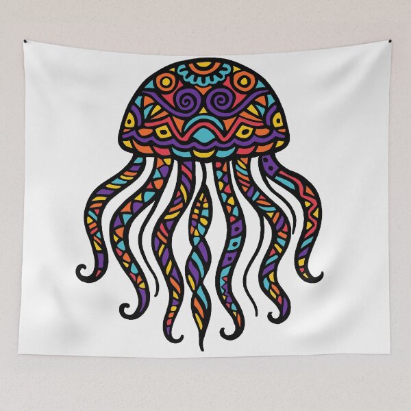 Item preview, Intricate jellyfish designed and sold by SpectrumShine.