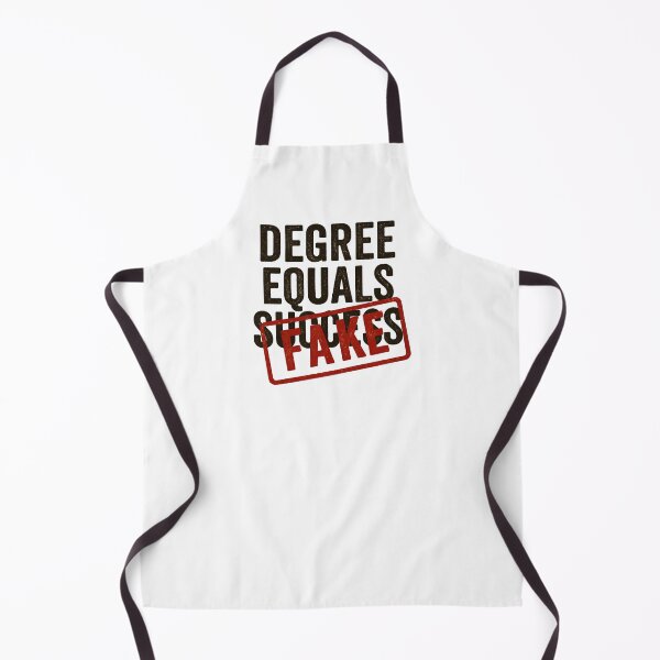 Item preview, Degree Equals Success – Fake Stamp Sticker designed and sold by CaffeinatedCreatures.