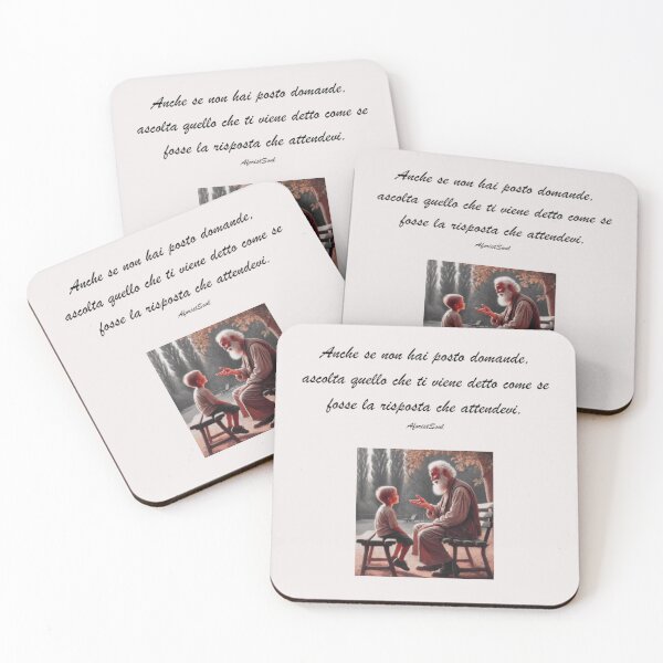 Item preview, Ascolta quello che ti viene detto come se fosse la risposta che attendevi – Maglietta e oggetti filosofici – Scritta nera designed and sold by AforistSoul.