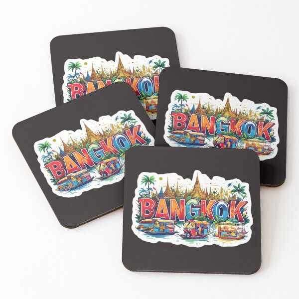 Item preview, Bangkok Sticker – Street Heat Vibes 2025 Gift Edition designed and sold by Imaginarium of Chaos falcon88 .