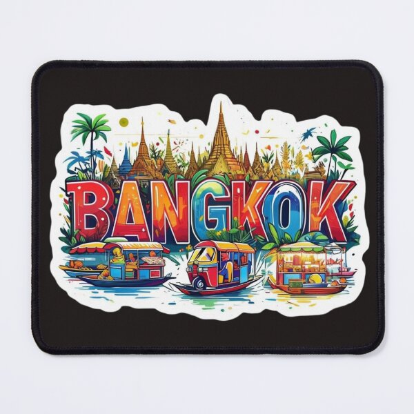 Item preview, Bangkok Sticker – Street Heat Vibes 2025 Gift Edition designed and sold by Imaginarium of Chaos falcon88 .