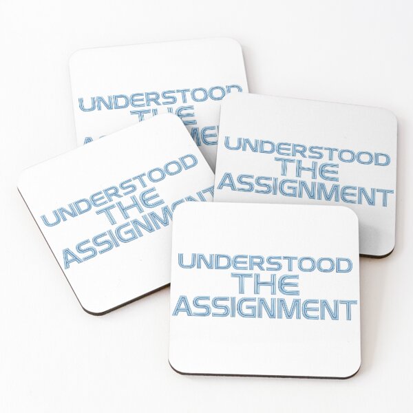 Item preview, Understood the Assignment – Ironic Confidence Sticker designed and sold by CaffeinatedCreatures.