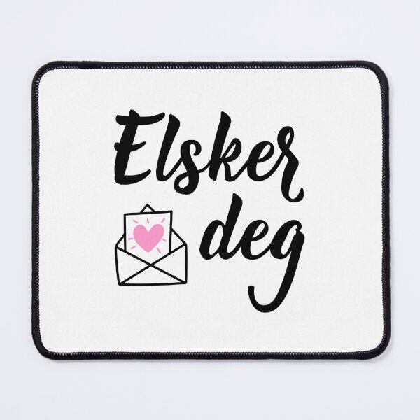 Item preview, Elsker deg. Norwegian text: Love you. designed and sold by pidzam4e.