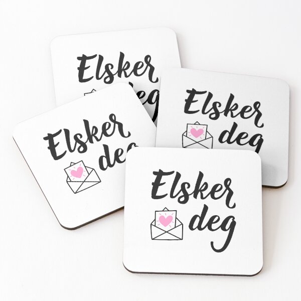 Item preview, Elsker deg. Norwegian text: Love you. designed and sold by pidzam4e.