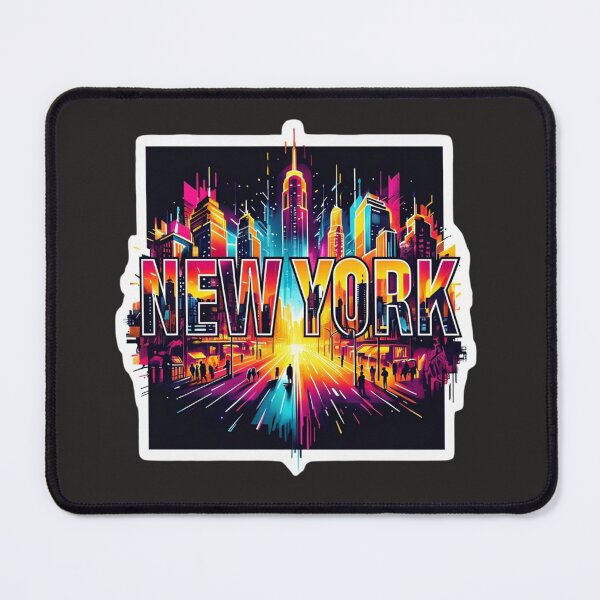 Item preview, New York Sticker – Urban Heat Summer 2025 Gift Edition designed and sold by Imaginarium of Chaos falcon88 .