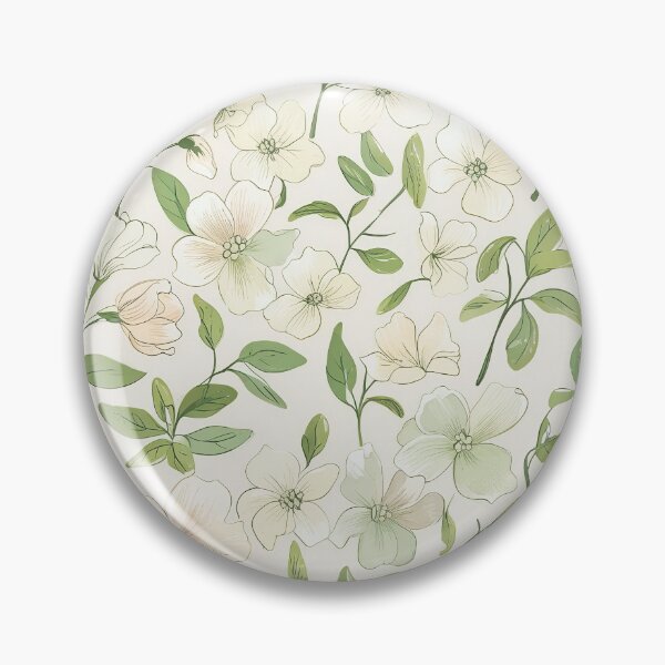 Item preview, Pastel Flowers and Green Leaves designed and sold by CoolPixels.