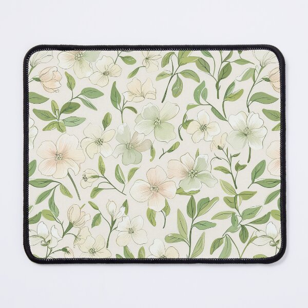 Item preview, Pastel Flowers and Green Leaves designed and sold by CoolPixels.