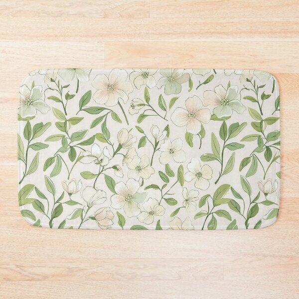Item preview, Pastel Flowers and Green Leaves designed and sold by CoolPixels.