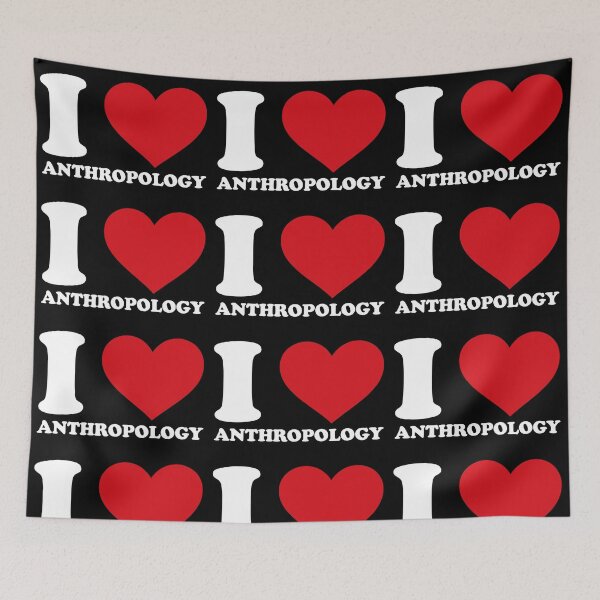 Item preview, I love Anthropology – Anthro Fan white Design designed and sold by EmeraldeaArt.