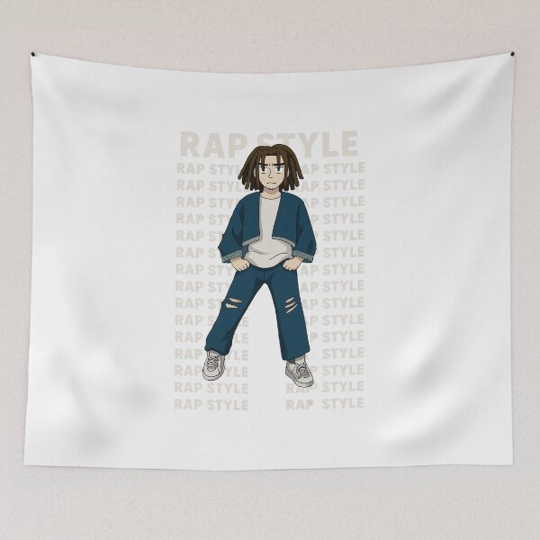 Item preview, marwan pablo rap style anime character designed and sold by Ziad Amer.