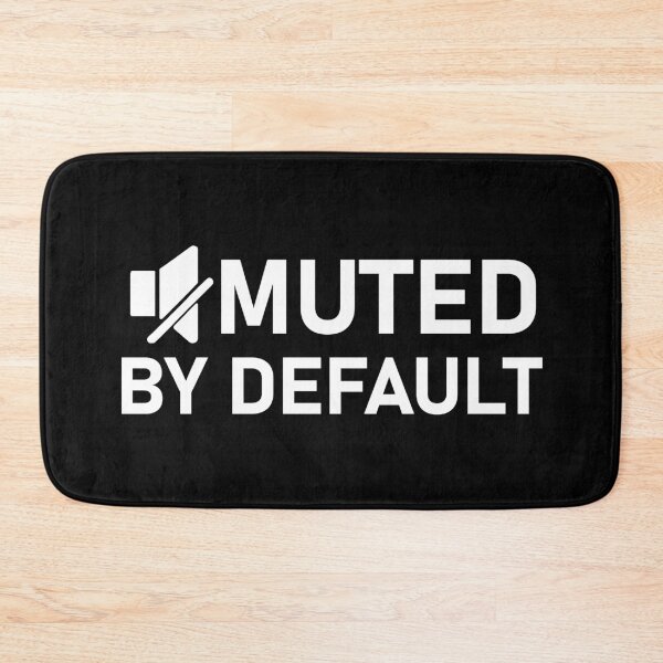 Item preview, Muted by Default - Introvert & Audio Tech designed and sold by Artfully Entertained.