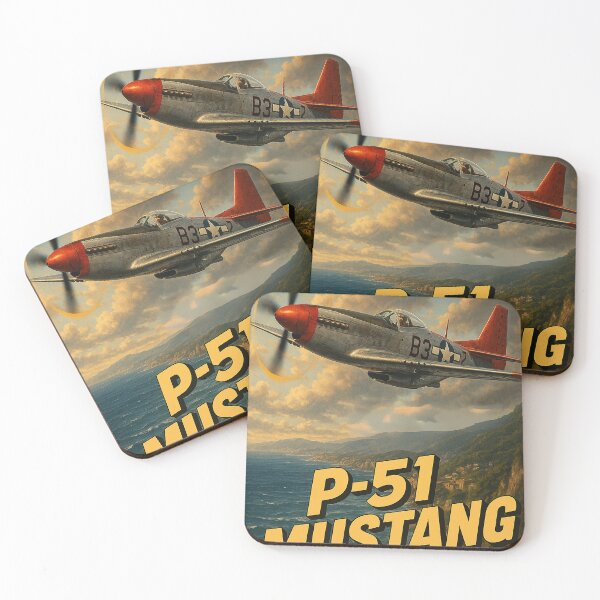 Item preview, P51 Mustang Red Tails designed and sold by Airpower Art.